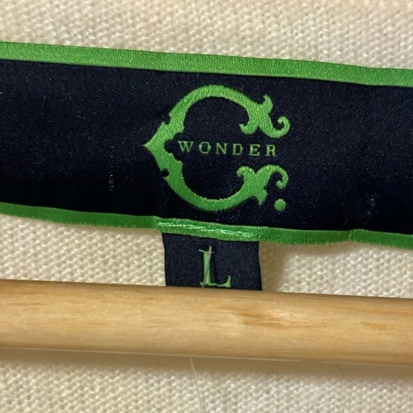 C Wonder white beaded sleeveless sweater - Picture 6 of 6